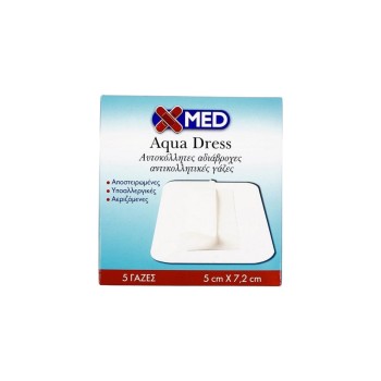 Xmed Αδιάβροχες Αυτοκόλλητες Γάζες 5X7, 2