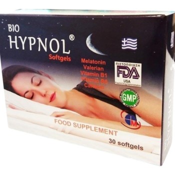 Medichrom Hypnol Extra 5mg Συμπλήρωμα Διατροφής με Μελατονίνη, 30 caps