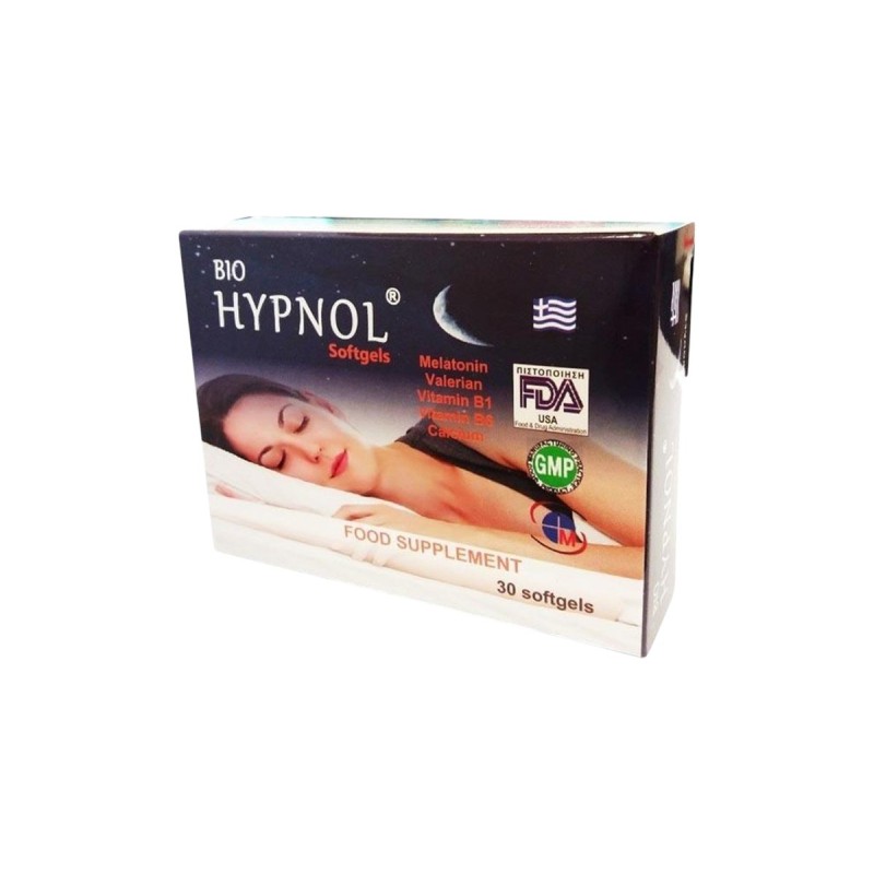 Medichrom Hypnol Extra 5mg Συμπλήρωμα Διατροφής με Μελατονίνη, 30 caps