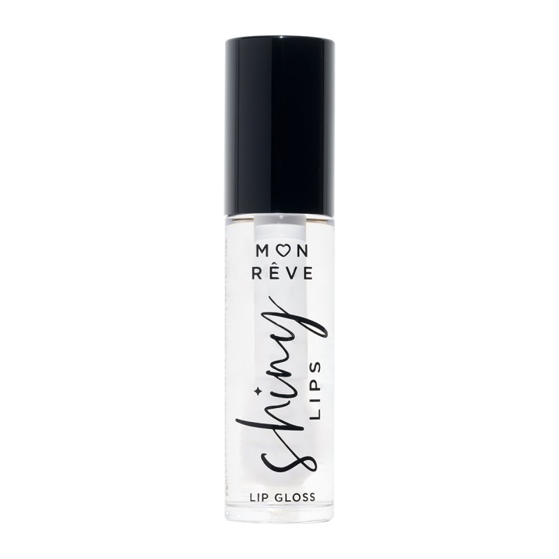 Mon Reve Shiny Lips Ενυδατικό, ultra-shiny lip gloss μεγάλης διάρκειας 01 Clear