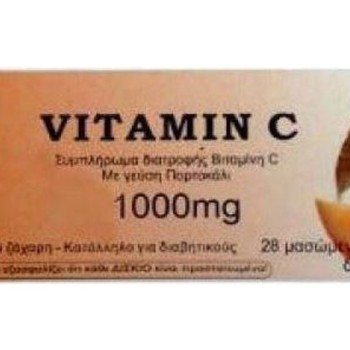 Vitamin C 1000 mg Delmer (Μασώμενα) Medichrom