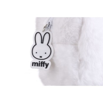 Miffy Γούνινο Άσπρο Νεσεσέρ με Γούρι, 1 τεμάχιο