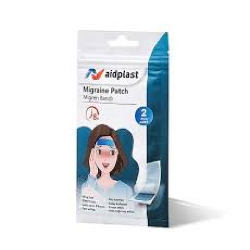 Victoreks Aidplast Migraine Patch Κομπρέσα για Ημικρανίες 2 τεμάχια