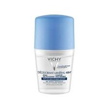 Vichy Deodorant Mineral 48h Roll On Αποσμητικό Χωρίς Άλατα Αλουμινίου, 50ml