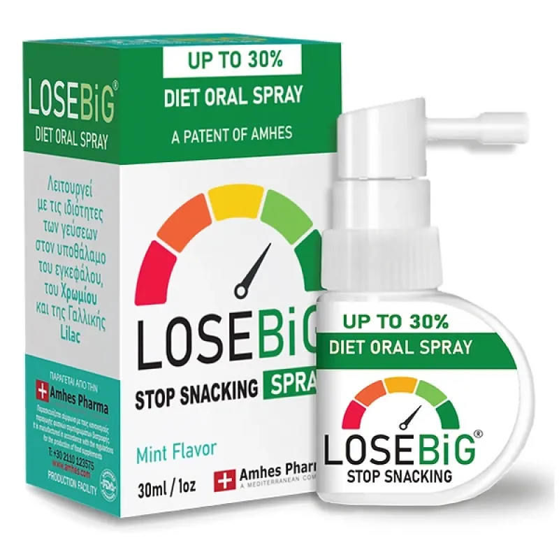 Amhes Pharma Losebig Stop Snacking Spray Mint, 30ml