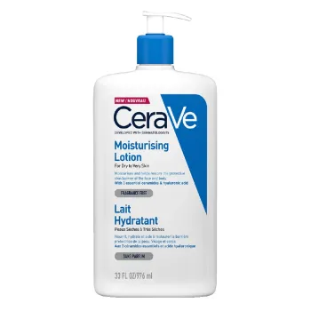 Cerave Moisturising Lotion Ενυδατικό Γαλάκτωμα Προσώπου & Σώματος Για Κανονική έως Ξηρή Επιδερμίδα 976ml