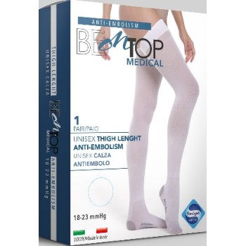 Be On Top Αντιεμβολικές Κάλτσες Ριζομηρίου με Σιλικόνη, 1 ζευγάρι