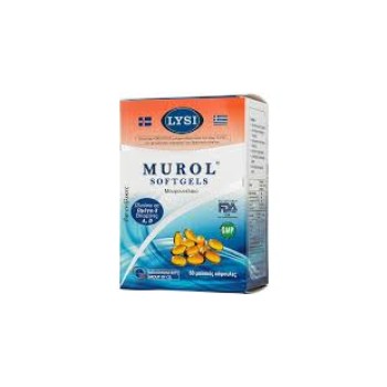 Medichrom Murol Μουρουνέλαιο με βιταμίνη Α και D 60 Softgels