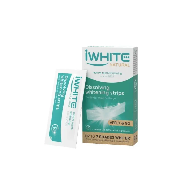 iWhite Natural Strips Ταινίες Λεύκανσης Δοντιών, 28 Τεμάχια