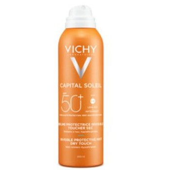 Vichy Capital Soleil Invisible Protective Mist SPF50+,Ενυδατικό Αόρατο Αντηλιακό Mist, 200ml