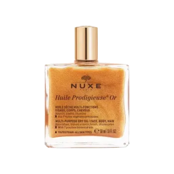 Nuxe Huile Prodigieuse ολυχρηστικό Ιριδίζον Ξηρό Λάδι για Πρόσωπο, Σώμα & Μαλλιά (Με Χρυσές Πέρλες Λάμψης) 50ml