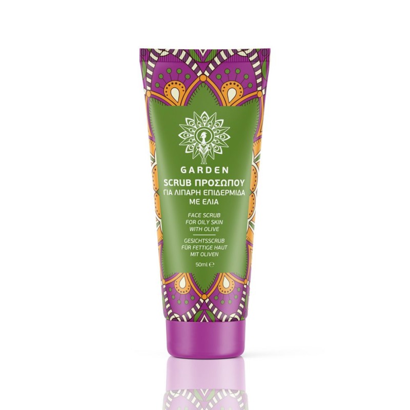 Garden Scrub Προσώπου με Ελιά 50ml
