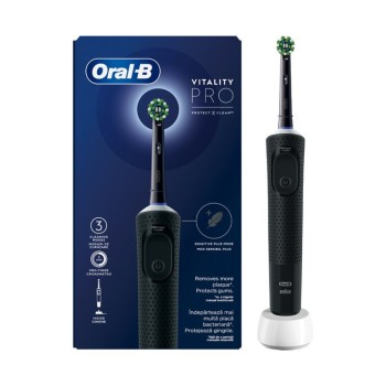 Oral-B Vitality Pro Ηλεκτρική Οδοντόβουρτσα Μαύρη (1 Τεμάχιο)