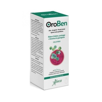Aboca Oroben Oral Solution Στοματικό Διάλυμα για την Μείωση του Πόνου στον στοματικό βλεννογόνο 150ml