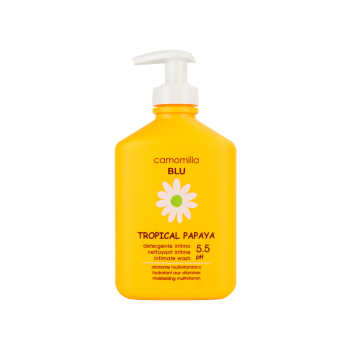 Camomilla Blu Tropical Papaya Υγρό Καθαρισμού ευαίσθητης περιοχής pH 5.5 300ml