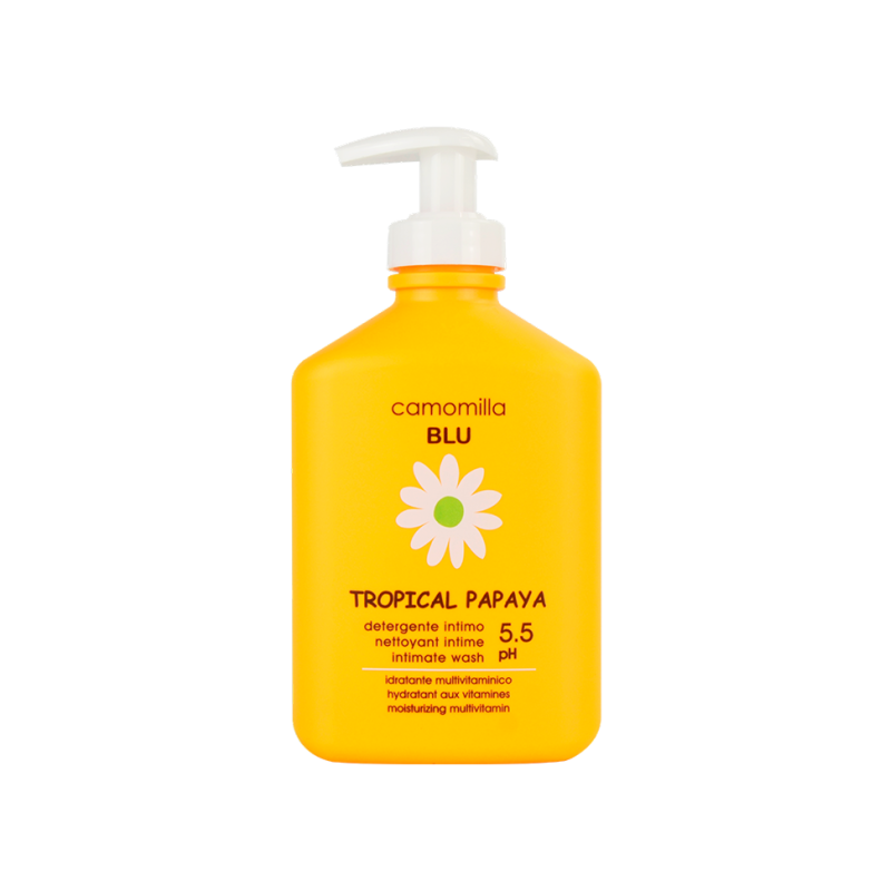 Camomilla Blu Tropical Papaya Υγρό Καθαρισμού ευαίσθητης περιοχής pH 5.5 300ml