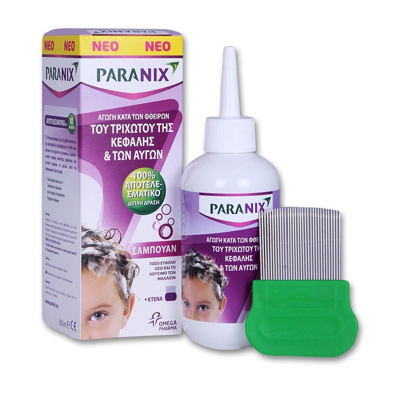 Paranix Shampoo 200 ml Ψείρες Κόνιδες