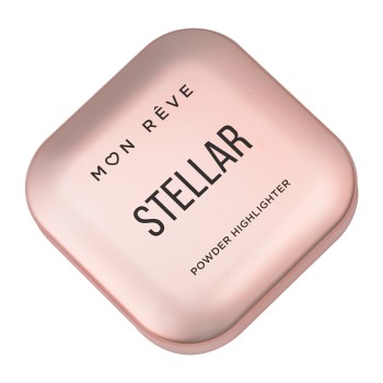 Mon Reve Stellar Powder Highlighter σε μορφή πούδρας για άμεση λάμψη 01 Lumen