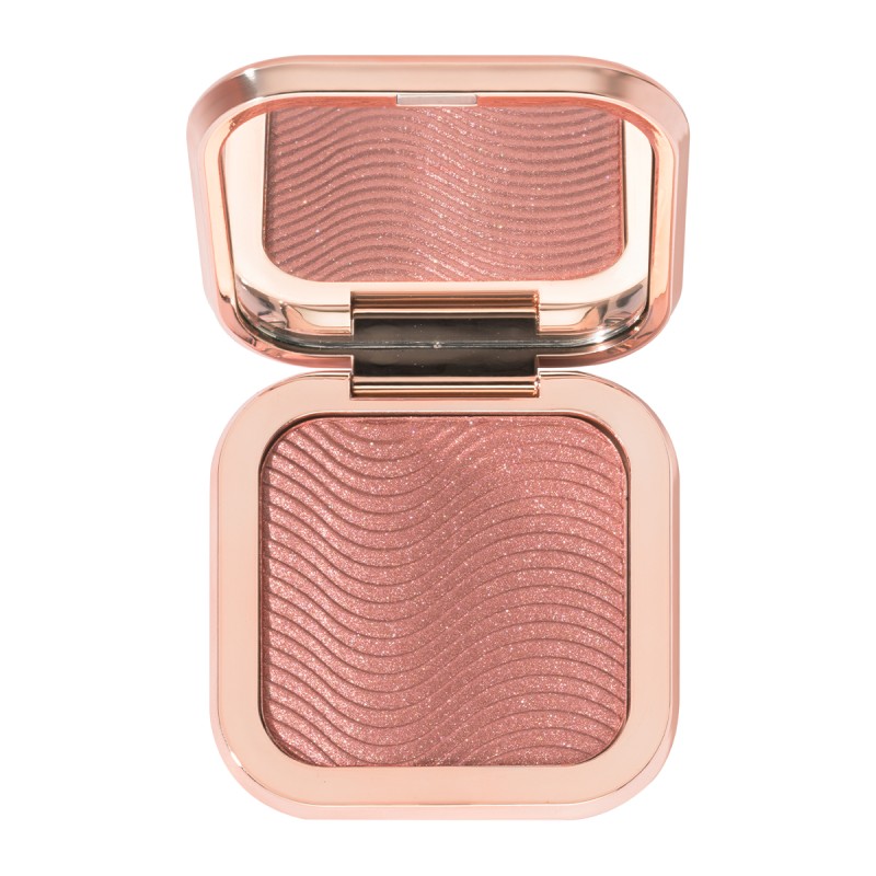 Mon Reve Stellar Powder Highlighter σε μορφή πούδρας για άμεση λάμψη 04 Rose