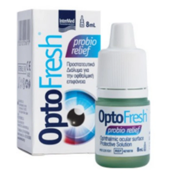 Intermed OptoFresh Probio Relief Οφθαλμικές Σταγόνες για την Ξηροφθαλμία 8ml