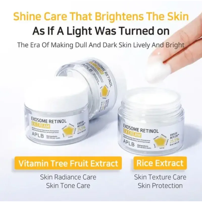 APLB Exosome Retinol EX Cream Κρέμα Προσώπου με Ρετινόλη & Εξοσώματα 55 ml