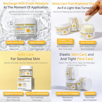 APLB Retinol Vitamin C Vitamin E Facial Cream Κρέμα Αναζωογόνησης & Αντιγήρανσης, 55 g
