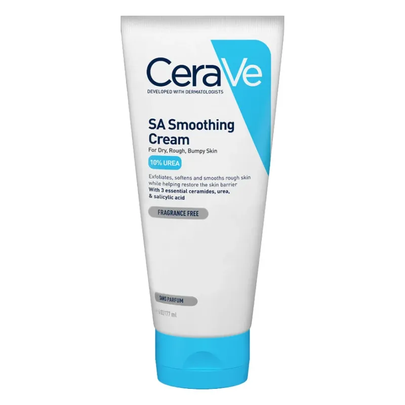 Cerave SA Smoothing Cream Ενυδατική Κρέμα με Ουρία, Σαλικυλικό Οξύ & Ceramides. 177ml