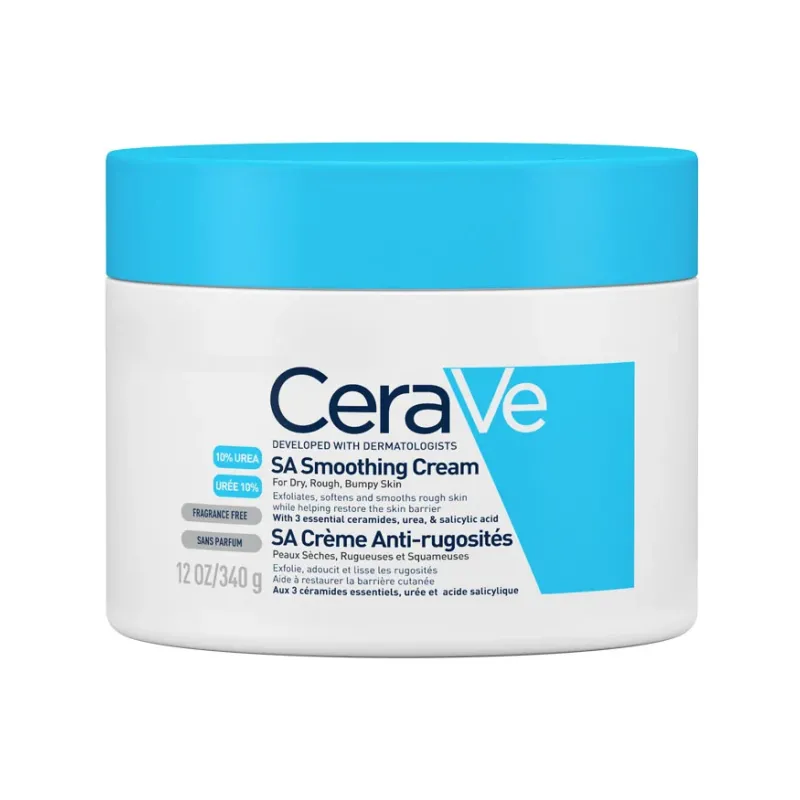 Cerave SA Smoothing Cream Ενυδατική Κρέμα με Ουρία, Σαλικυλικό Οξύ & Ceramides, 340g