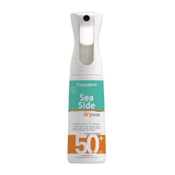 Frezyderm Sea Side Dry Mist SPF50+, Αντηλιακό Spray Σώματος Πολύ Υψηλής Προστασίας για όλη την οικογένεια SPF50+, 300ml