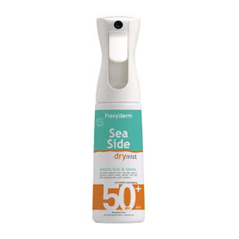 Frezyderm Sea Side Dry Mist SPF50+, Αντηλιακό Spray Σώματος Πολύ Υψηλής Προστασίας για όλη την οικογένεια SPF50+, 300ml