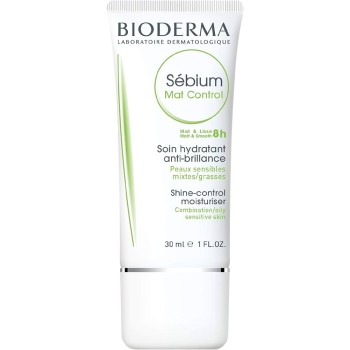 Bioderma Sebium Mat Control Ενυδατική κρέμα για ματ αποτέλεσμα σε μικτά ΄η λιπαρά δέρματα, 30ml