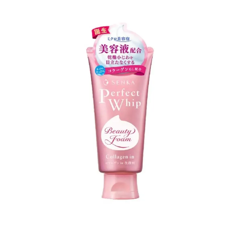 Shiseido Senka Perfect Whip Collagen Cleansing Foam Αφρός καθαρισμού με κολλαγόνο 120gr
