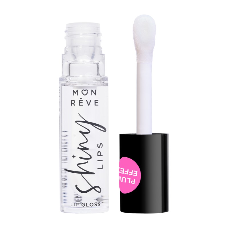 Mon Reve Shiny Lips Ενυδατικό, ultra-shiny lip gloss μεγάλης διάρκειας 09 Clear Volume
