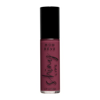 Mon Reve Shiny Lips Ενυδατικό, ultra-shiny lip gloss μεγάλης διάρκειας 15 Sweet Cranberry