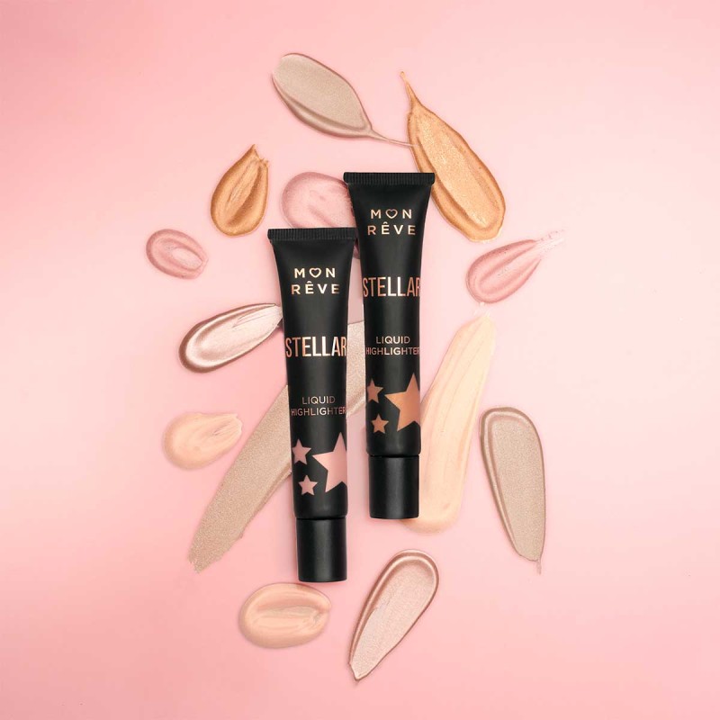 Mon Reve Stellar Highlighter 02 Υγρό highlighter για άμεση λάμψη & φωτεινότητα
