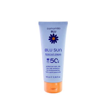 Camomilla Blu Sun Face Cream SPF 50+, Αντηλιακό Προσώπου Υψηλής Προστασίας με SPF 50+, 100ml