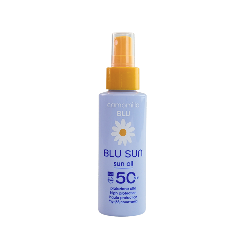 Camomilla Blu Sun Oil SPF50, Αντηλιακό λάδι σώματος με SPF50 100ml