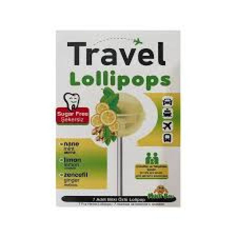 Multiball Γλειφιτζούρια Ναυτίας, Travel Lollipops, sugar free, 7 Τεμάχια