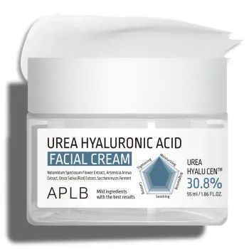 APLB Urea Hyaluronic Acid Facial Cream Κρέμα Προσώπου με Ουρία & Υαλουρονικό Οξύ, Ενυδατική Κρέμα, 55 ml