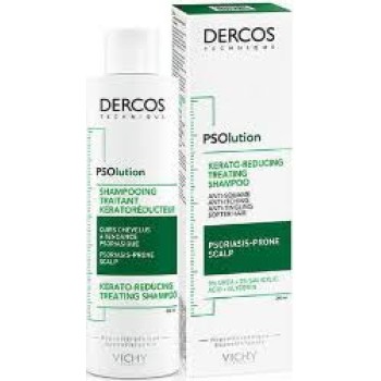Vichy Dercos PSOlution Σαμπουάν για Τριχωτό με Τάση Ψωρίασης Κατά των Λεπιών και του Κνησμού 