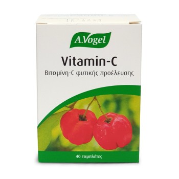 A.Vogel Vitamin-C Φυτικό συμπλήρωμα διατροφής για την φυσιολογική λειτουργία του ανοσοποιητικού συστήματος 40 tabs