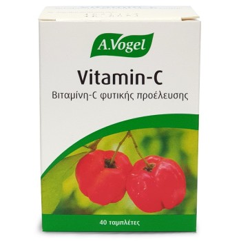 A.Vogel Vitamin-C Φυτικό συμπλήρωμα διατροφής για την φυσιολογική λειτουργία του ανοσοποιητικού συστήματος 40 tabs