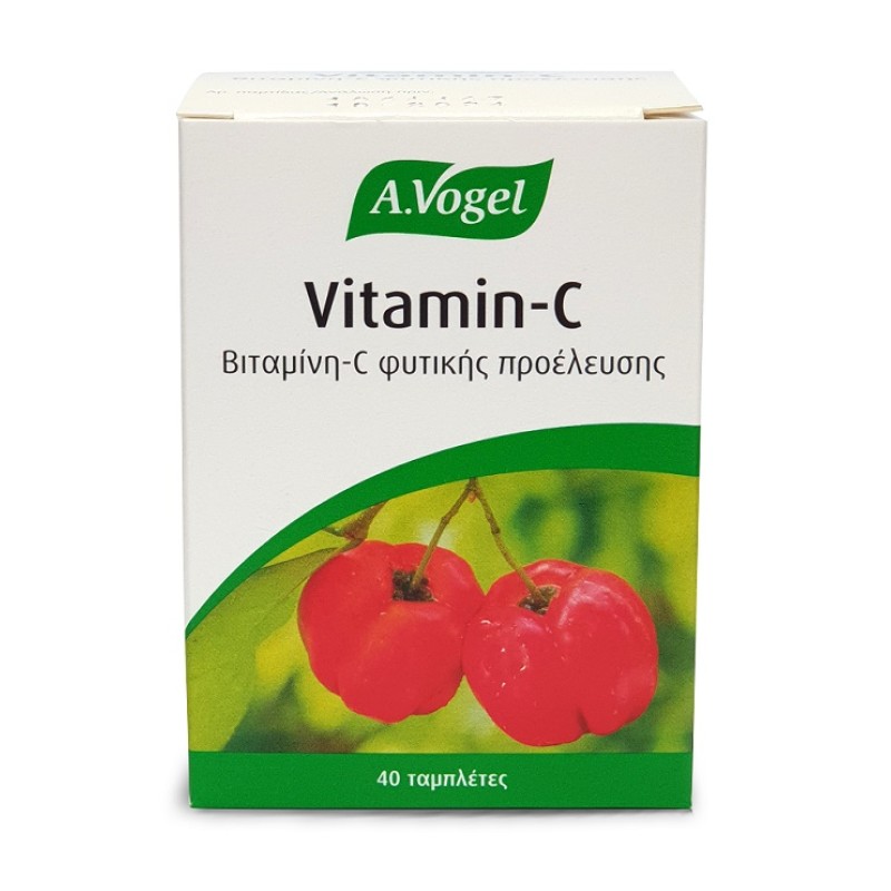 A.Vogel Vitamin-C Φυτικό συμπλήρωμα διατροφής για την φυσιολογική λειτουργία του ανοσοποιητικού συστήματος 40 tabs