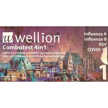 WELLION COMBOTEST covid 19, influenza A+B , RSV 1 τεμάχιο