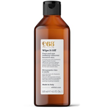 E68 Face and Eye Make-up Remover Wipe it Off, 125ml