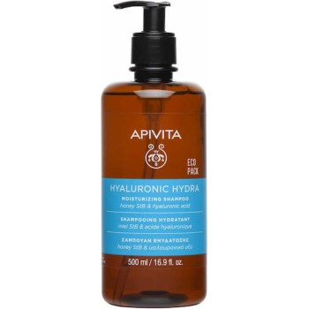 Apivita Hyaluronic Hydra Moisturizing Shampoo Σαμπουάν Ενυδάτωσης, 500ml