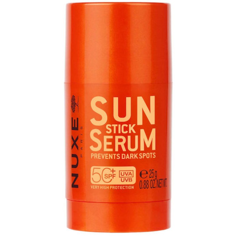 Nuxe Sun Invisible High Protection Stick Serum SPF50+ – Αντηλιακός Ορός σε Μορφή Στικ για Πρόσωπο & Ευαίσθητες Ζώνες 25g