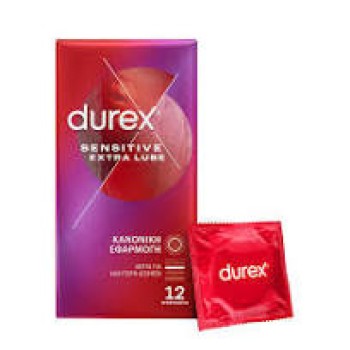Durex Sensitive XL Άνετη εφαρμογή 12τμχ